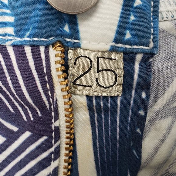 GOLDSIGN Lure Cotton Pant NWOT Size 25 Multi color - Picture 3 of 13